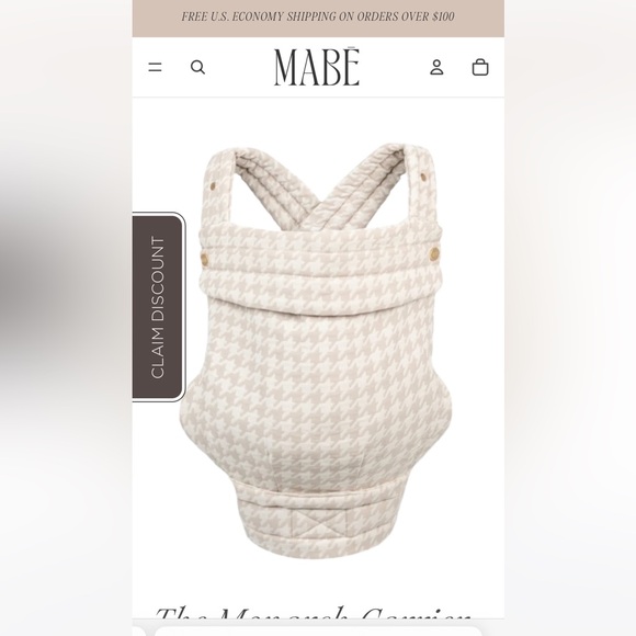 MABE The Monarch Carrier in Houndstooth - Picture 3 of 8
